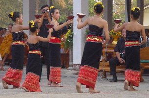 As the sun sets- ceremony & dancers